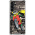 DC Comics Robin Vintage Action pose pattern Galaxy S24 FE Clear Case