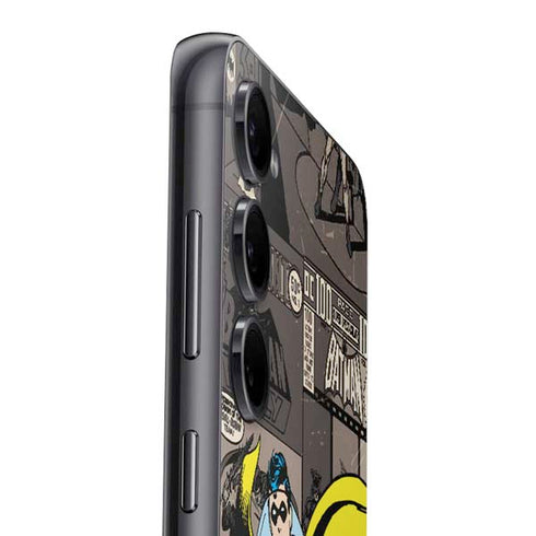 DC Comics Robin Vintage Action pose pattern Galaxy S24 Skin