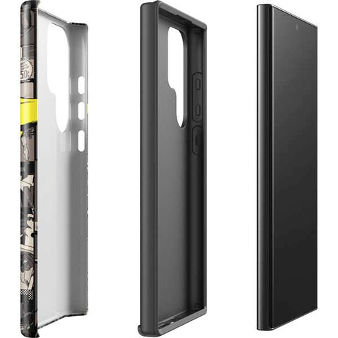 DC Comics Robin Vintage Action pose pattern Galaxy S25 Ultra Impact Case