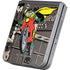 DC Comics Robin Vintage Action pose pattern Galaxy Z Flip6 Skin