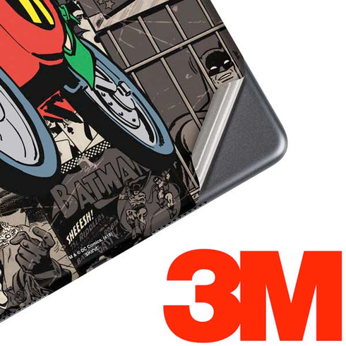 DC Comics Robin Vintage Action pose pattern iPad Skins