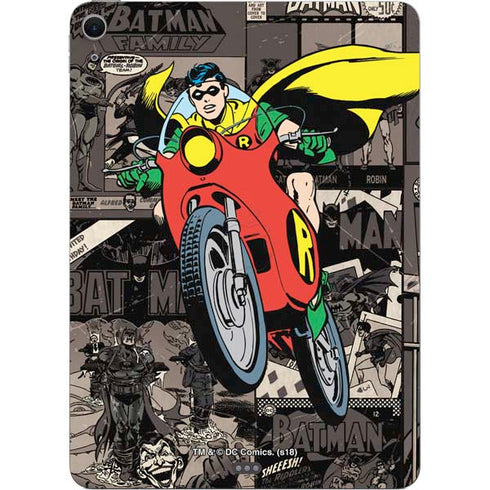 DC Comics Robin Vintage Action pose pattern Apple iPad Air Skin