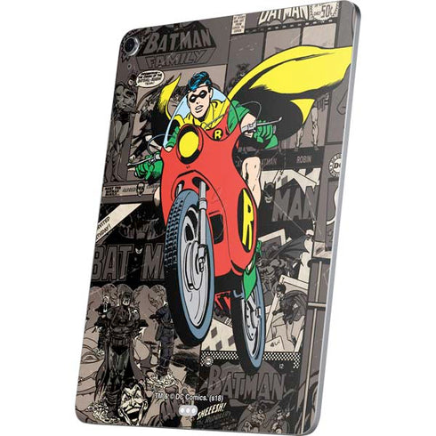 DC Comics Robin Vintage Action pose pattern Apple iPad Air Skin