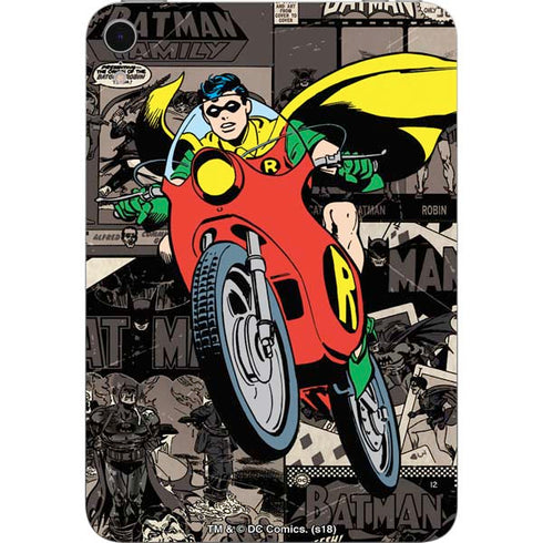 DC Comics Robin Vintage Action pose pattern Apple iPad Mini Skin