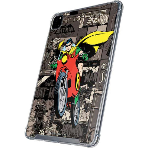 DC Comics Robin Vintage Action pose pattern iPad Cases