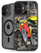 DC Comics Robin Vintage Action pose pattern iPhone 16 Kickstand Case