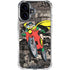 DC Comics Robin Vintage Action pose pattern iPhone 16 Plus Clear Case