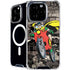 DC Comics Robin Vintage Action pose pattern iPhone 16 Pro MagSafe Case