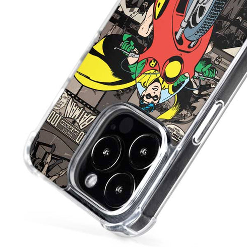 DC Comics Robin Vintage Action pose pattern iPhone 16 Pro MagSafe Case