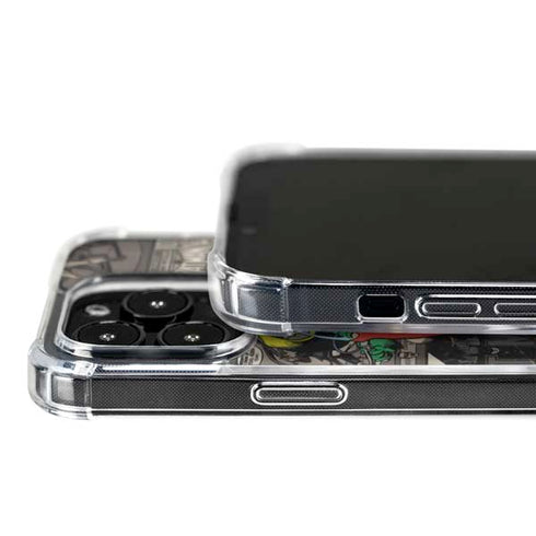 DC Comics Robin Vintage Action pose pattern iPhone 16 Pro MagSafe Case
