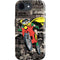 DC Comics Robin Vintage Action pose pattern iPhone 16e Impact Case
