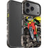 DC Comics Robin Vintage Action pose pattern iPhone 17 Pro Max Impact Case
