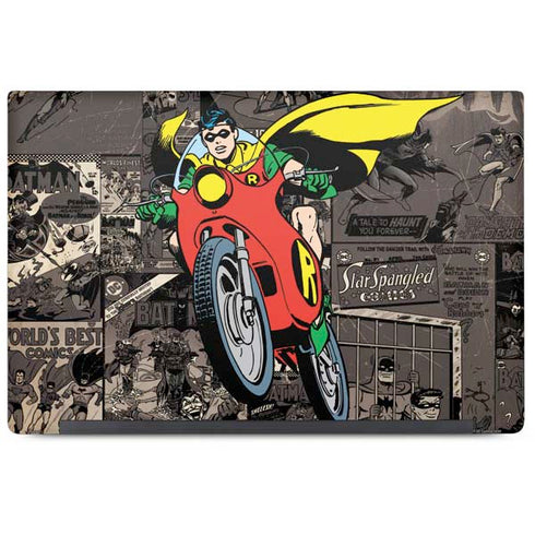 DC Comics Robin Vintage Action pose pattern Dell Latitude Skin