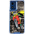 DC Comics Robin Vintage Action pose pattern Moto G Play 4G (2024) Clear Case