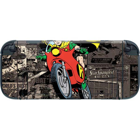 DC Comics Robin Vintage Action pose pattern Nintendo Switch 2 (2025) with Joy-Con Skin