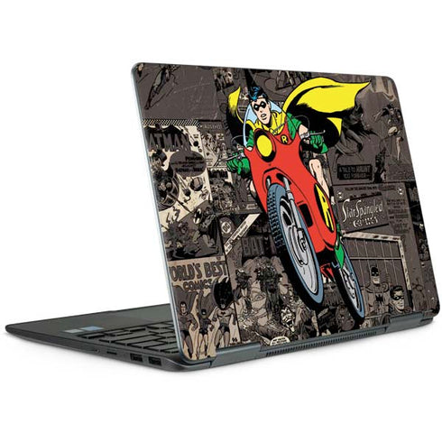 DC Comics Robin Vintage Action pose pattern Notebook 9 Pro 13in (2017) Skin