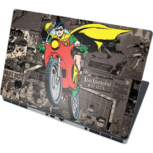 DC Comics Robin Vintage Action pose pattern Dell Precision Skin