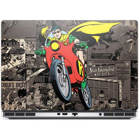 DC Comics Robin Vintage Action pose pattern Dell Precision Skin