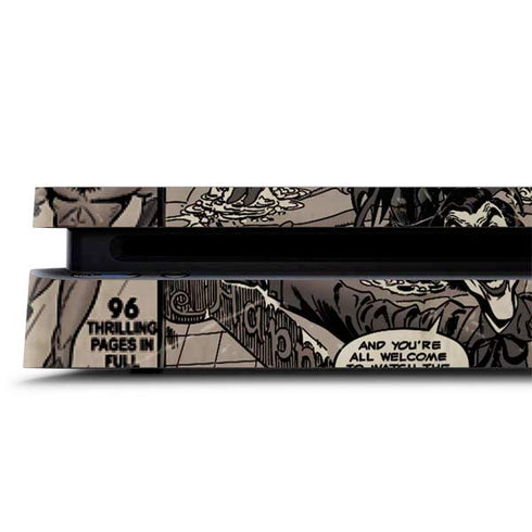DC Comics Robin Vintage Action pose pattern PS4 Slim Skin