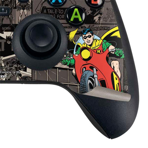 DC Comics Robin Vintage Action pose pattern Xbox Series X Bundle Skin
