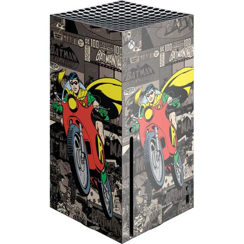 DC Comics Robin Vintage Action pose pattern Xbox Series X Skins
