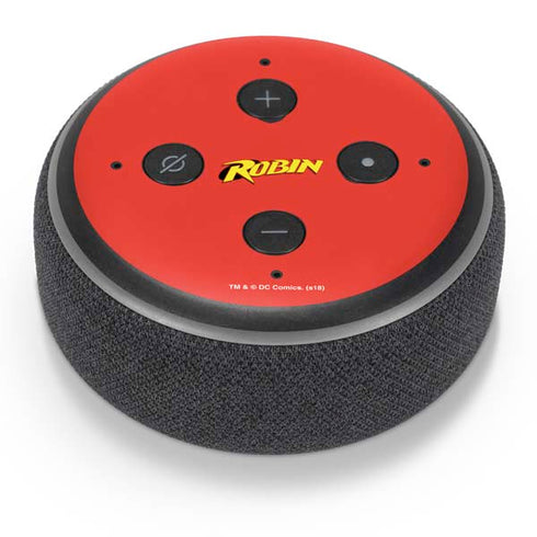 DC Comics Robin Official Logo Amazon Echo Dot Skin