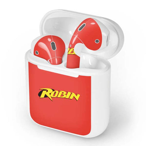 DC Comics Robin Official Logo Apple AirPods Skin