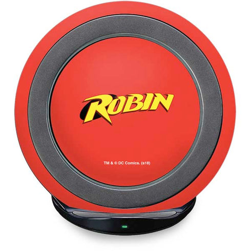 DC Comics Robin Official Logo Fast Charge Wireless Charging Stand Skin