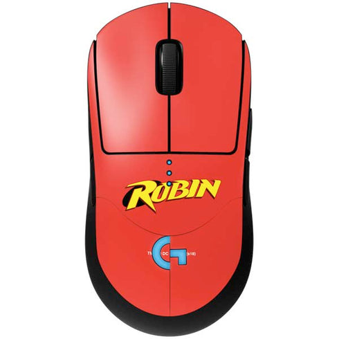 DC Comics Robin Official Logo G Pro Wireless Gaming Mouse Skin