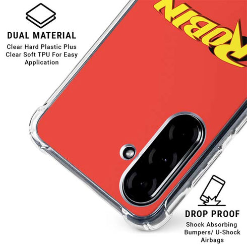 DC Comics Robin Official Logo Galaxy A36 5G Clear Case