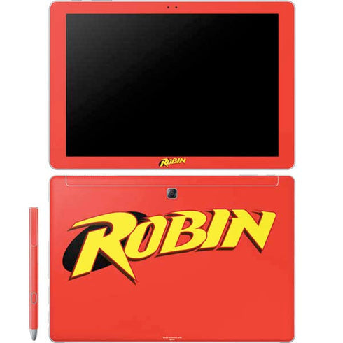 DC Comics Robin Official Logo Galaxy Book 12in Skin