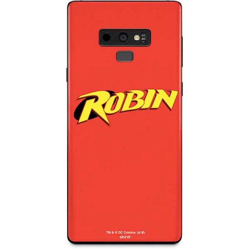 DC Comics Robin Official Logo Galaxy Note 9 Skin
