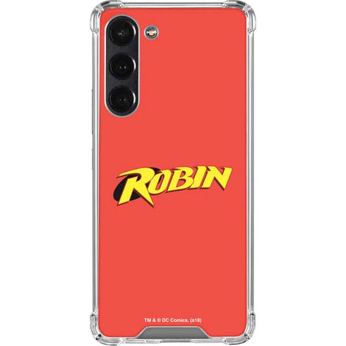 DC Comics Robin Official Logo Galaxy S24 FE Clear Case