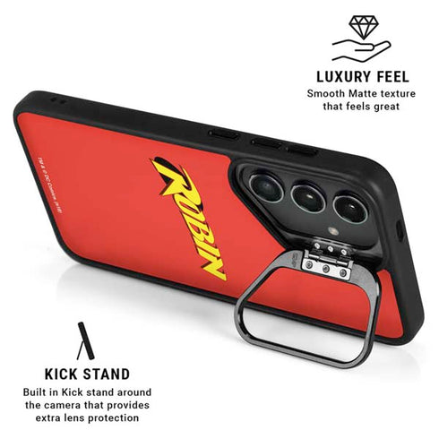 DC Comics Robin Official Logo Galaxy S25 Kickstand Case