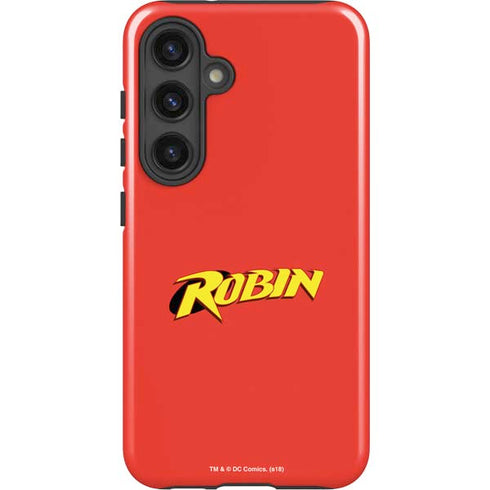 DC Comics Robin Official Logo Galaxy S25 Plus Impact Case