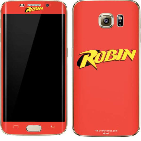 DC Comics Robin Official Logo Galaxy S7 Edge Skin