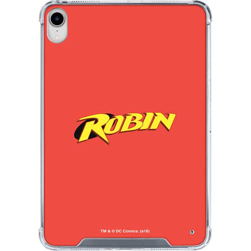 DC Comics Robin Official Logo iPad 11th Gen (2025) Clear Case