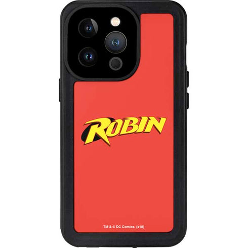 DC Comics Robin Official Logo iPhone 15 Pro Waterproof Case
