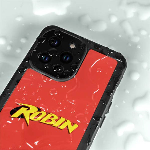 DC Comics Robin Official Logo iPhone 15 Pro Waterproof Case