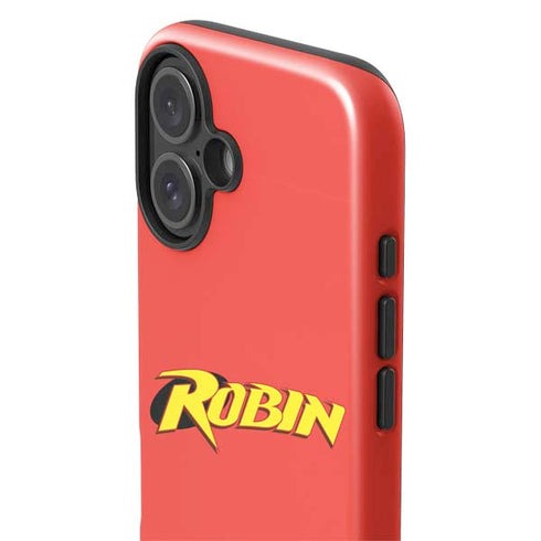 DC Comics Robin Official Logo iPhone 16 Plus Impact Case