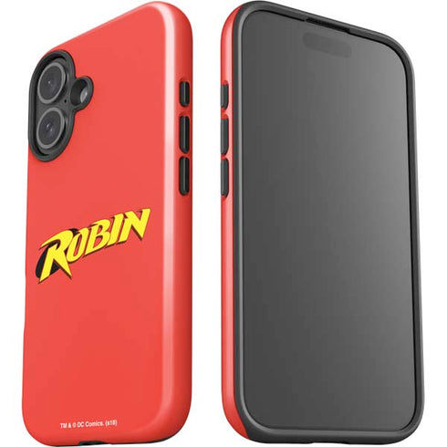 DC Comics Robin Official Logo iPhone 16 Plus Impact Case