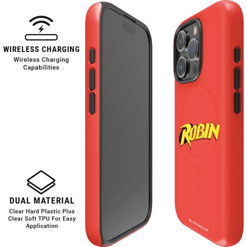 DC Comics Robin Official Logo iPhone 16 Pro Magsafe Impact Case