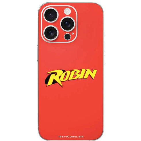 DC Comics Robin Official Logo iPhone 16 Pro Skin
