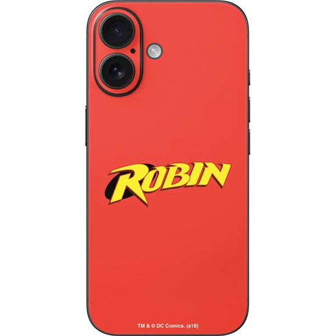 DC Comics Robin Official Logo iPhone 16 Skin