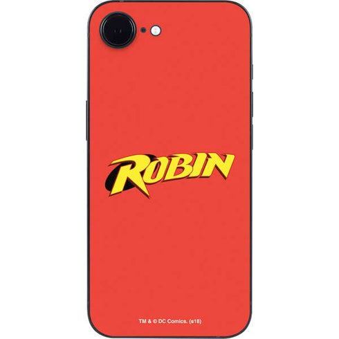 DC Comics Robin Official Logo iPhone 16e Skin
