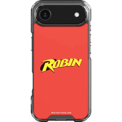 DC Comics Robin Official Logo iPhone 17 Air Clear Case