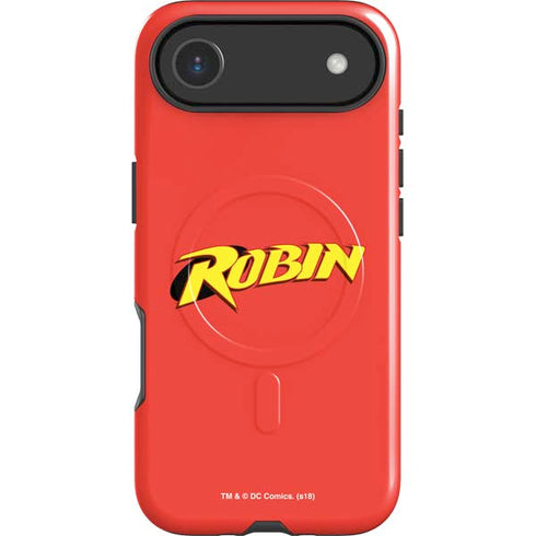 DC Comics Robin Official Logo iPhone 17 Air Magsafe Impact Case