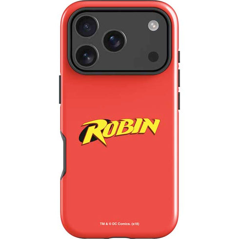 DC Comics Robin Official Logo iPhone 17 Pro Impact Case