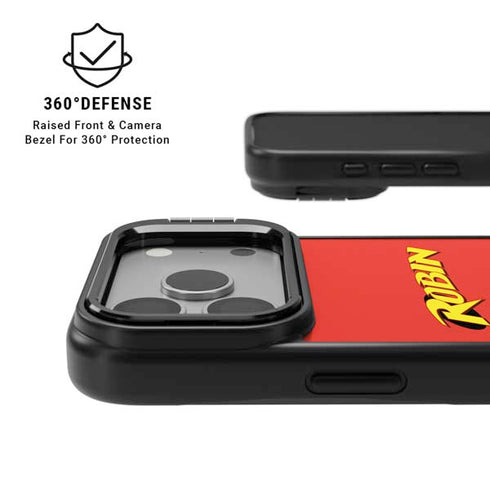 DC Comics Robin Official Logo iPhone 17 Pro Kickstand Case