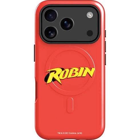 DC Comics Robin Official Logo iPhone 17 Pro Magsafe Impact Case